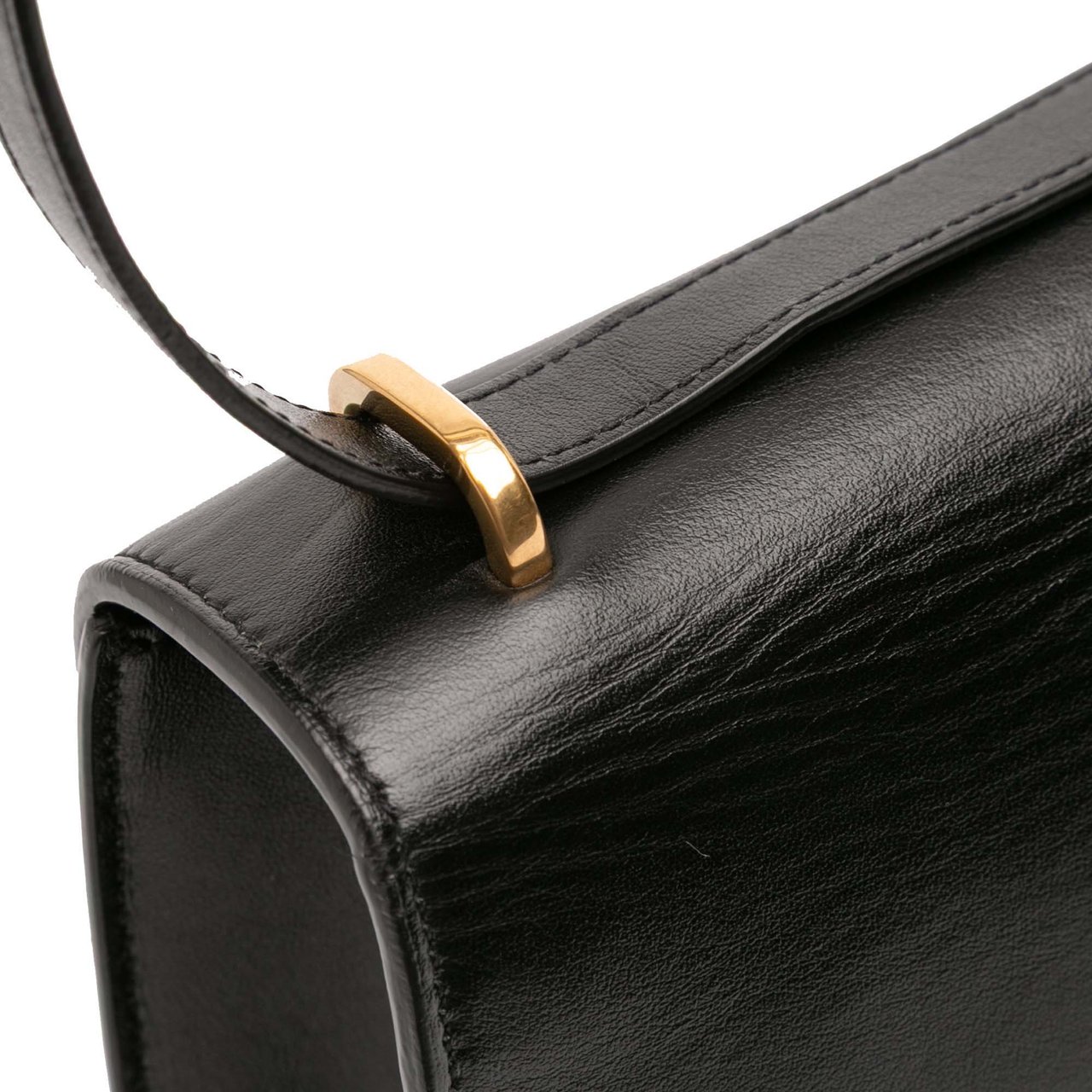 Saint Laurent Medium Smooth Calfskin Spontini Crossbody Zwart
