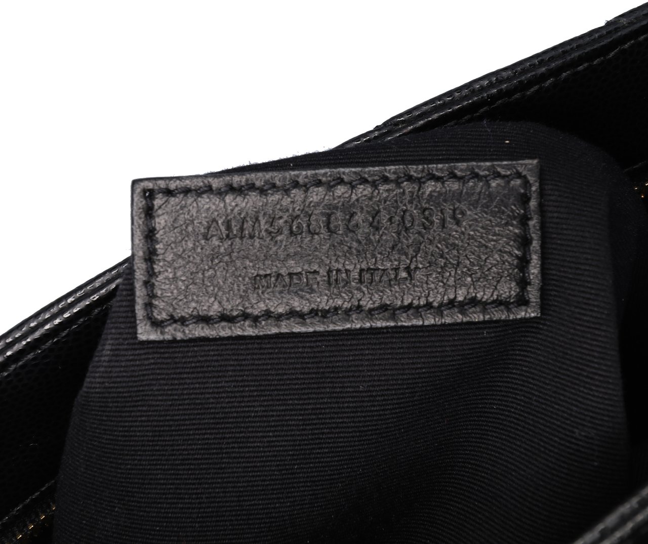 Saint Laurent Medium Chevron Grain De Poudre Tribeca Shopping Tote Zwart