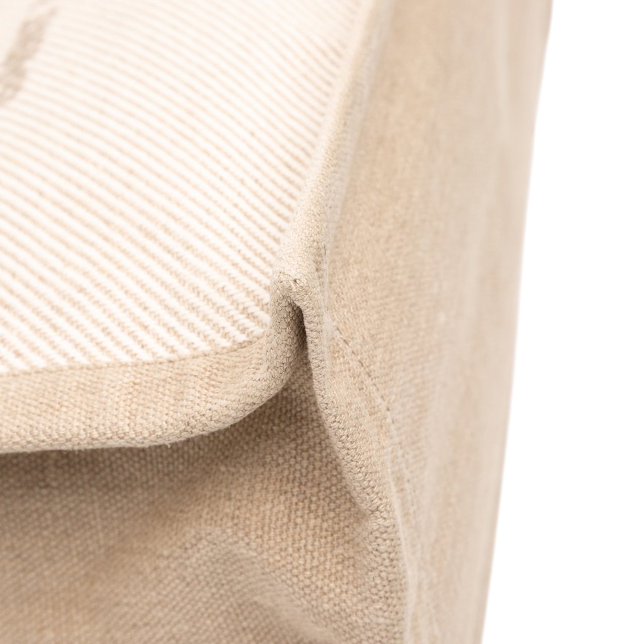 Saint Laurent Small Canvas Rive Gauche Tote Bruin