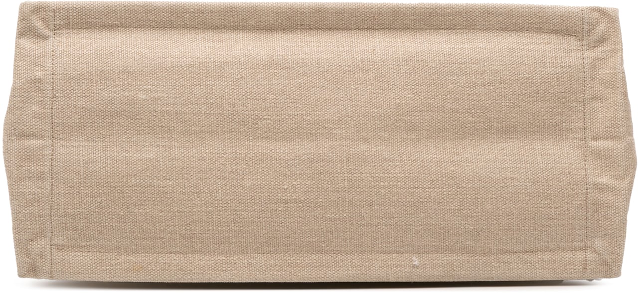 Saint Laurent Small Canvas Rive Gauche Tote Bruin