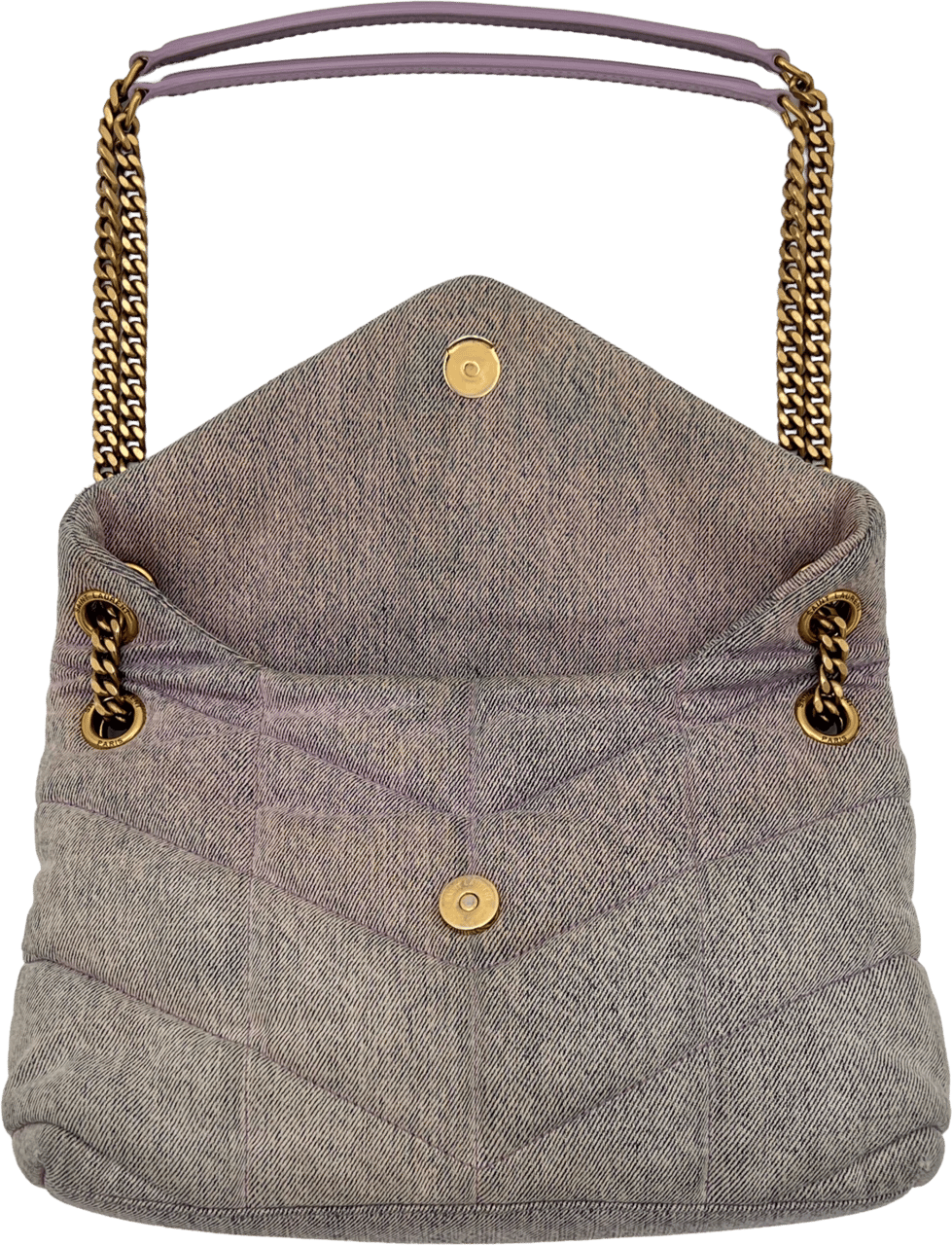 Saint Laurent Saint Laurent Puffer Bag - Purple Paars