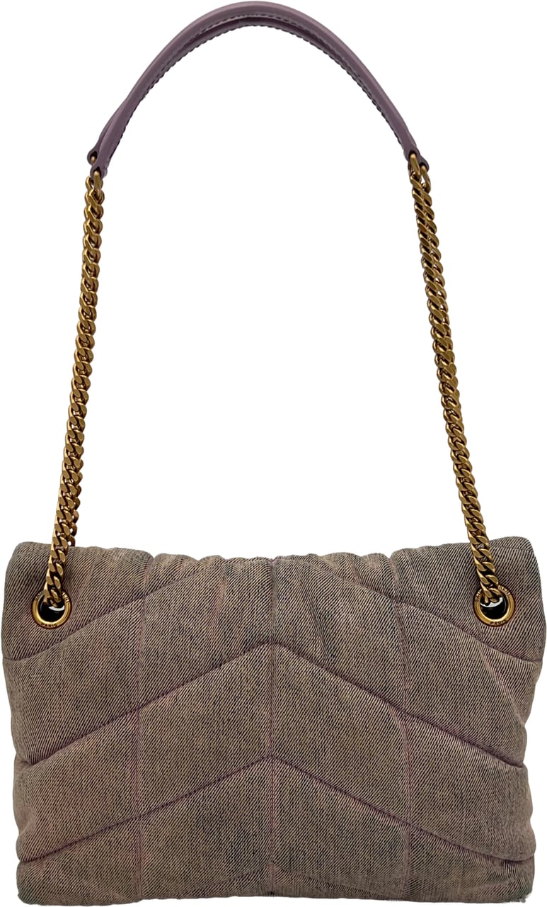 Saint Laurent Saint Laurent Puffer Bag - Purple Paars