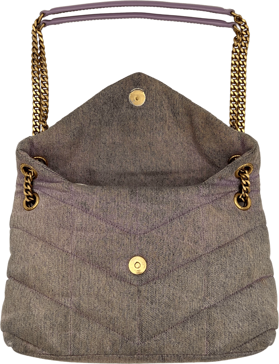 Saint Laurent Saint Laurent Puffer Bag - Purple Paars