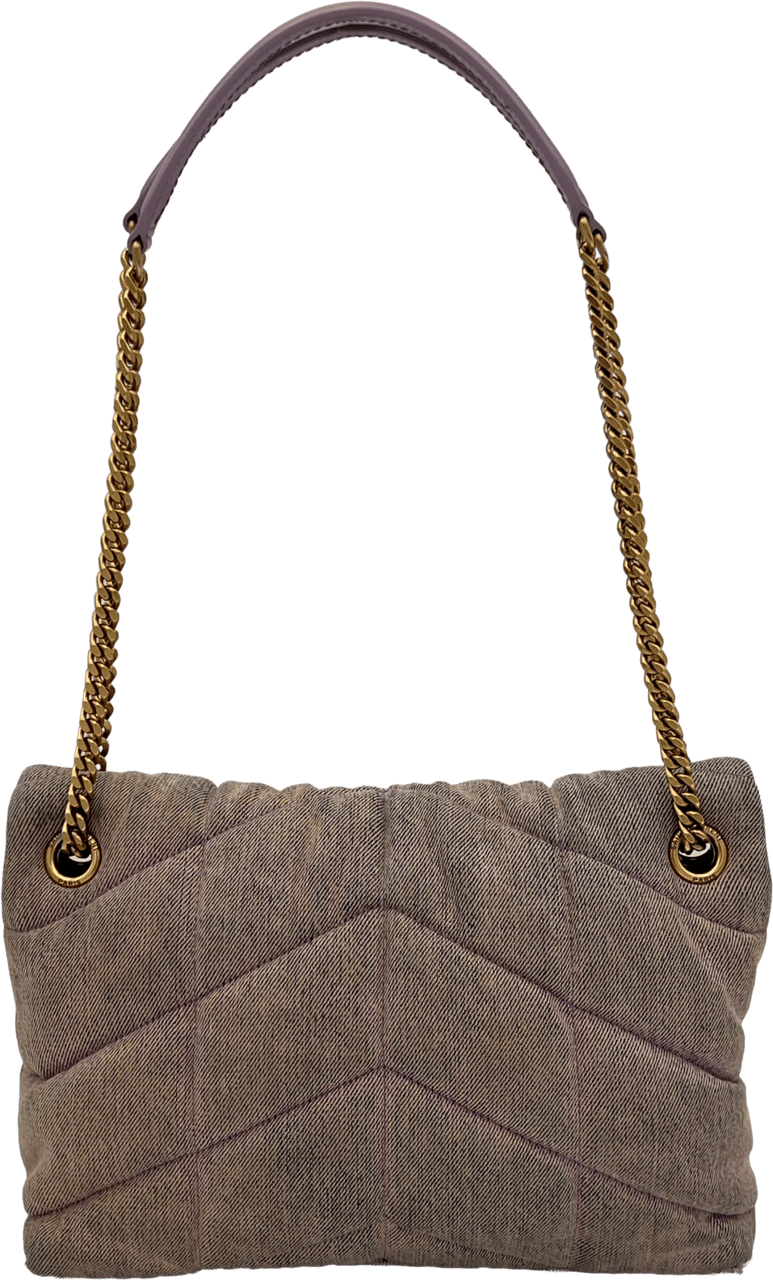 Saint Laurent Saint Laurent Puffer Bag - Purple Paars