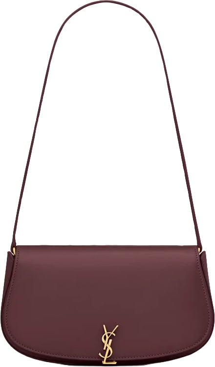 Saint Laurent Voltaire Mini - Bordeaux Zwart
