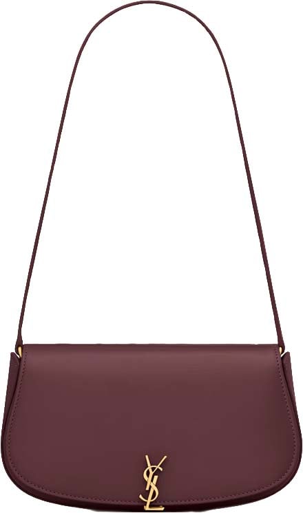 Saint Laurent Voltaire Mini - Bordeaux Zwart