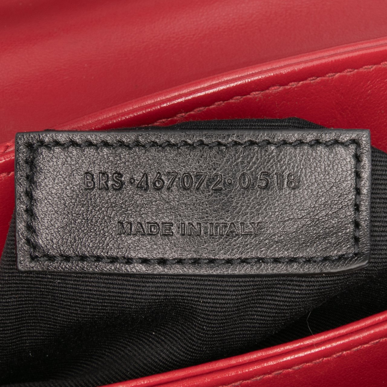 Saint Laurent Toy Matelasse Leather Monogram LouLou Crossbody Rood