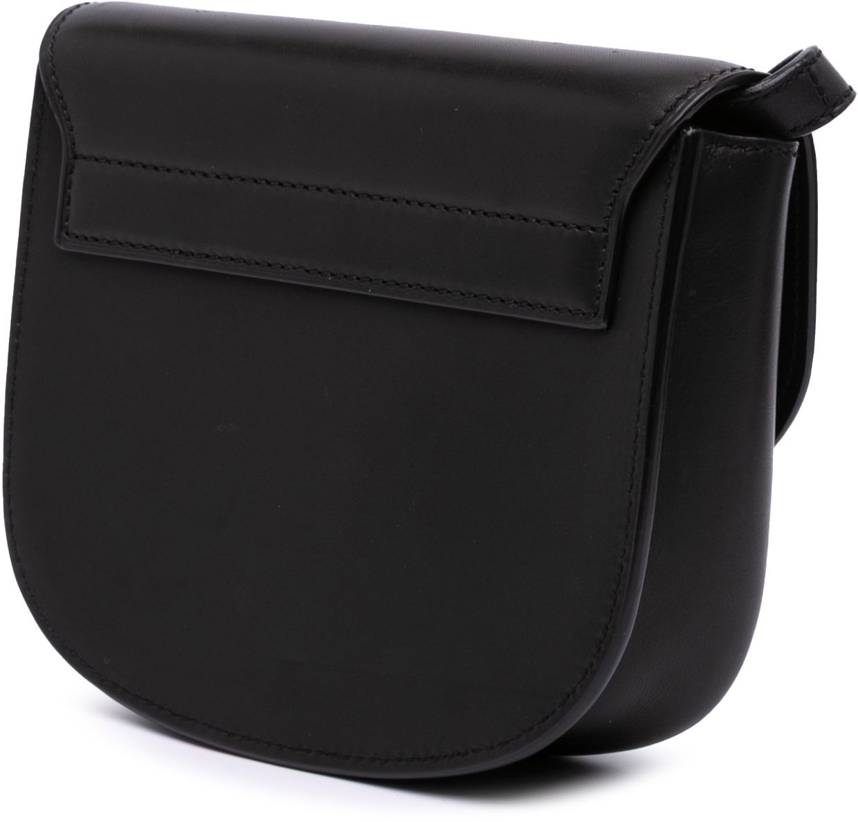 Saint Laurent Small Leather Monogram Kaia Crossbody Zwart