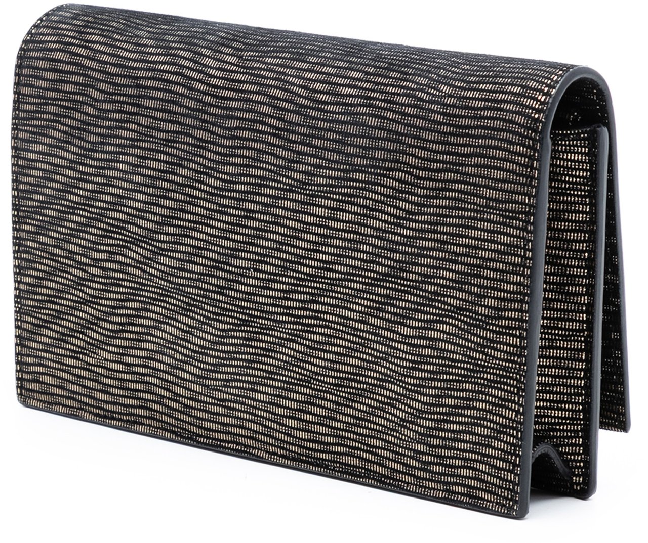 Saint Laurent Suede Monogram Kate Tassel Wallet on Chain Zwart