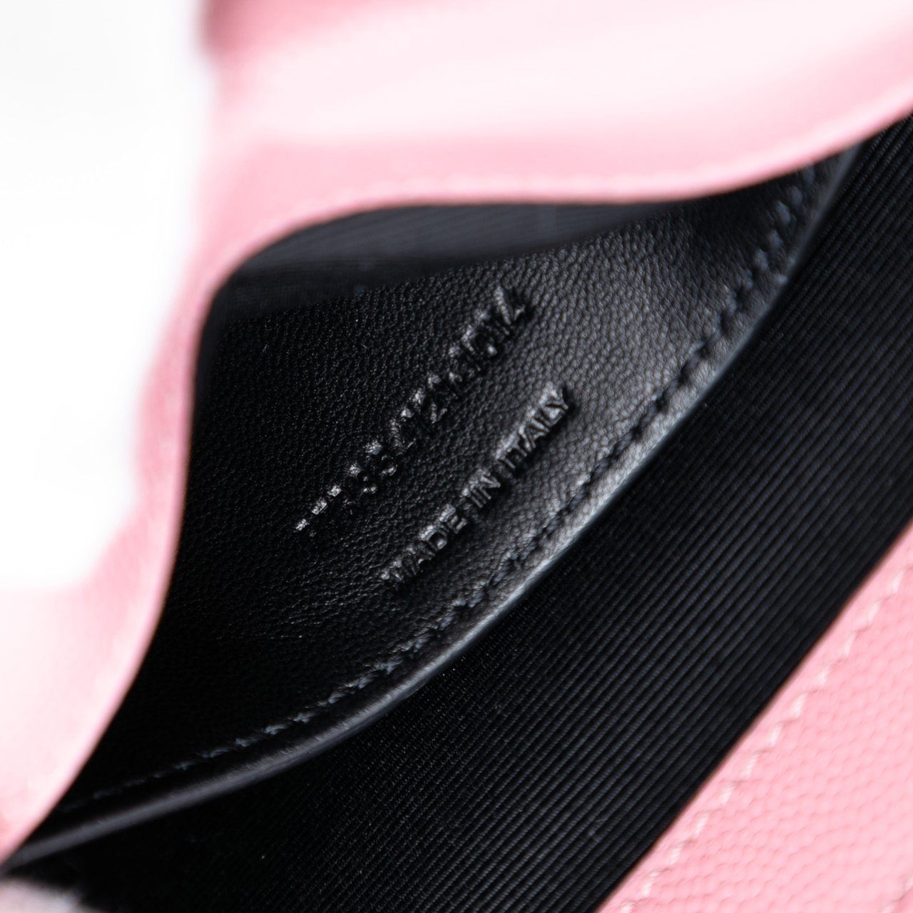 Saint Laurent Small Grain De Poudre Monogram Kate Crossbody Roze