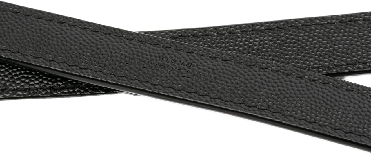 Saint Laurent Large Grain De Poudre Triquilt Monogram Envelope Bag Zwart