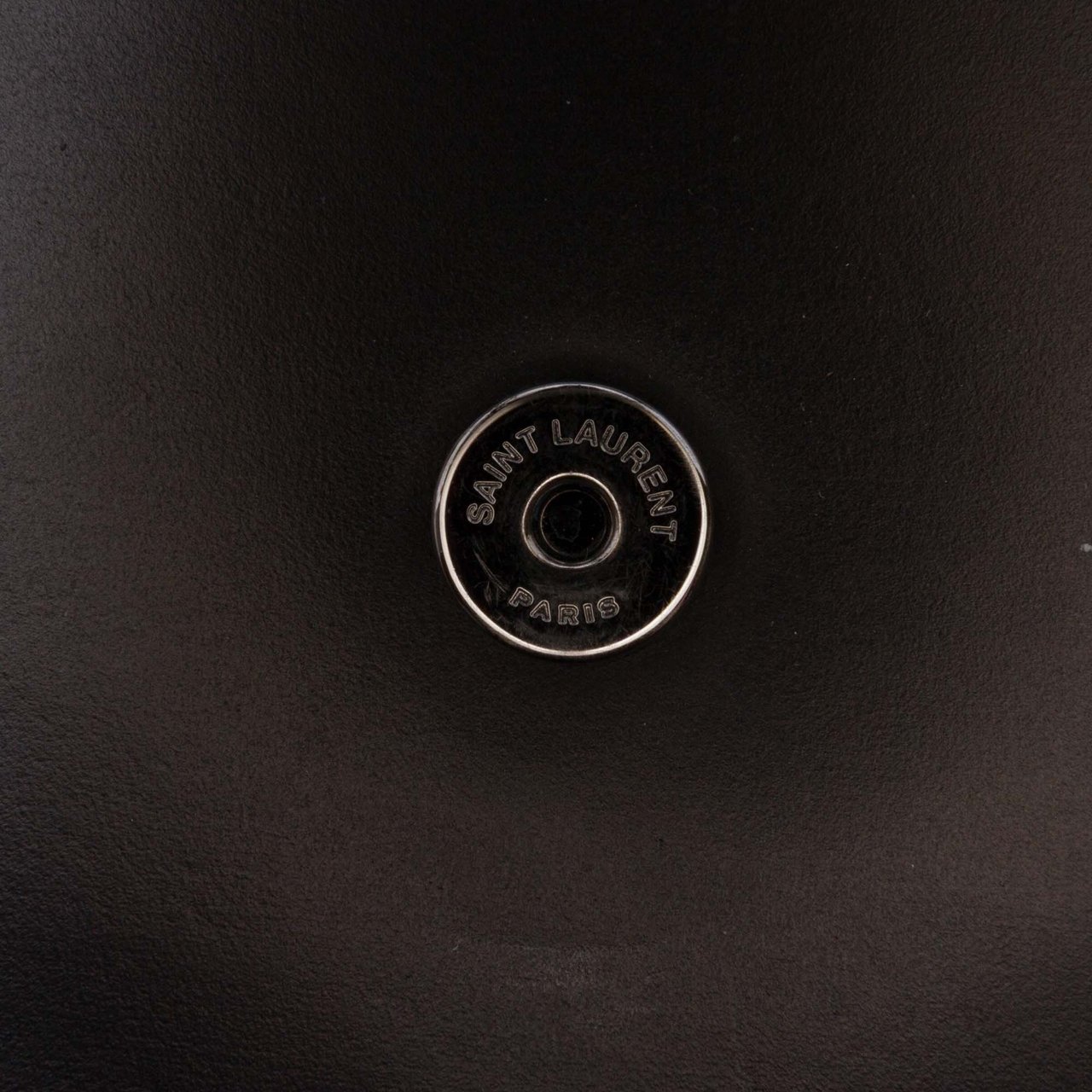 Saint Laurent Medium Leather Monogram Sunset Braided Strap Crossbody Zwart