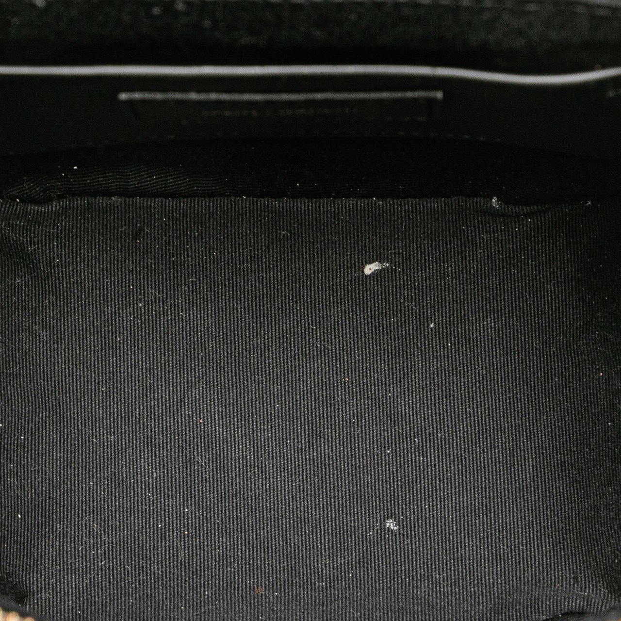 Saint Laurent Grain de Poudre Quilted 80's Vanity Bag Wit