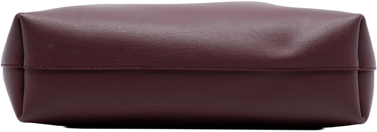 Saint Laurent North South Leather Shopping Tote Rood