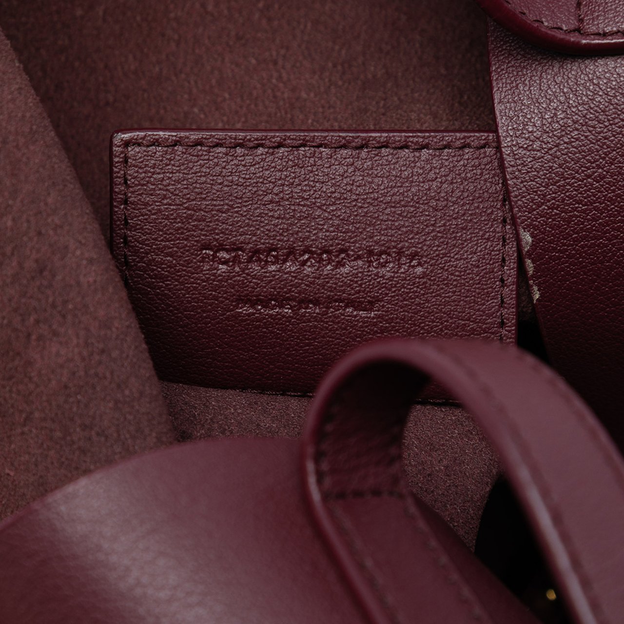 Saint Laurent North South Leather Shopping Tote Rood