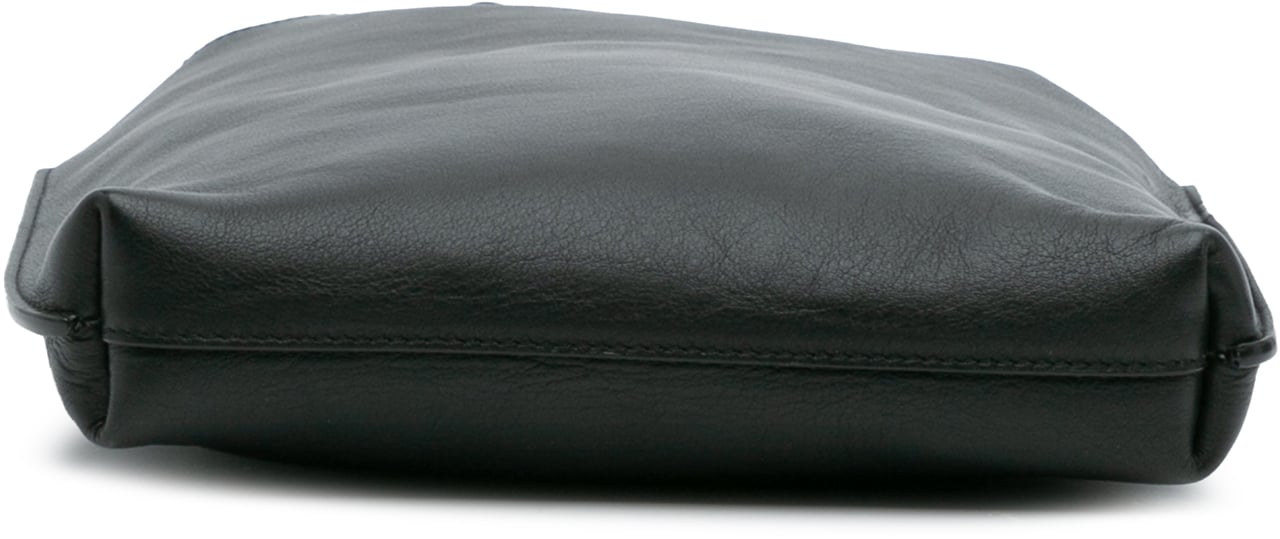 Saint Laurent Small Calfskin Suzanne Hobo Zwart