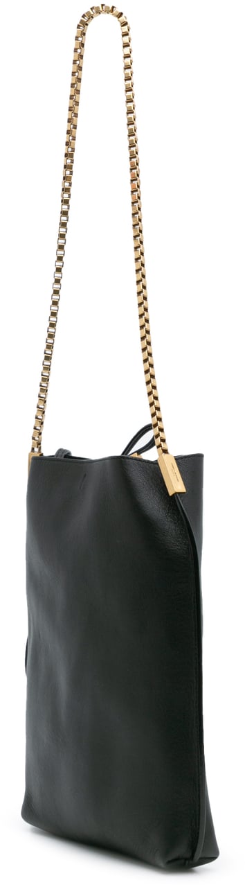 Saint Laurent Small Calfskin Suzanne Hobo Zwart