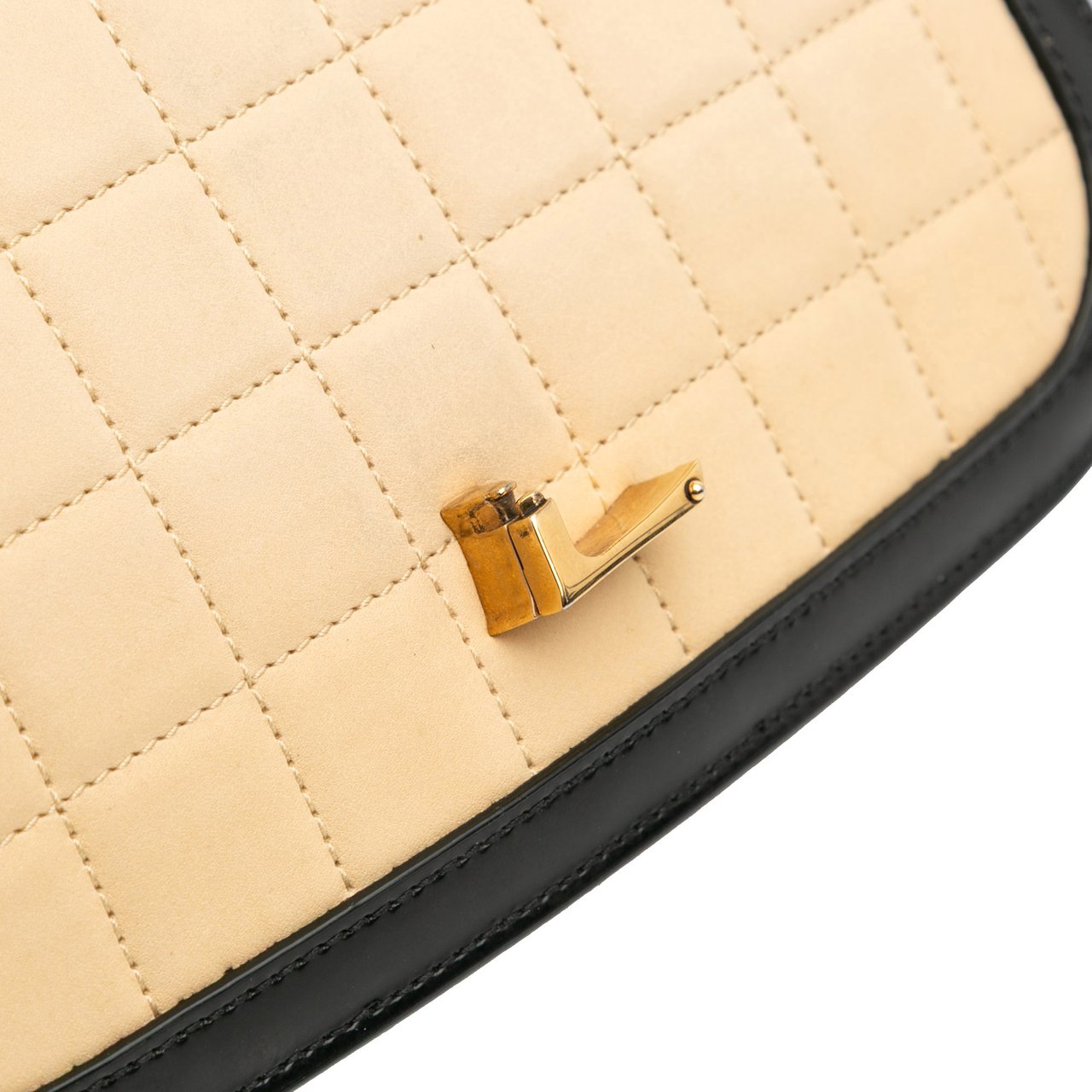 Saint Laurent Medium Quilted Suede Monogram Solferino Crossbody Bruin