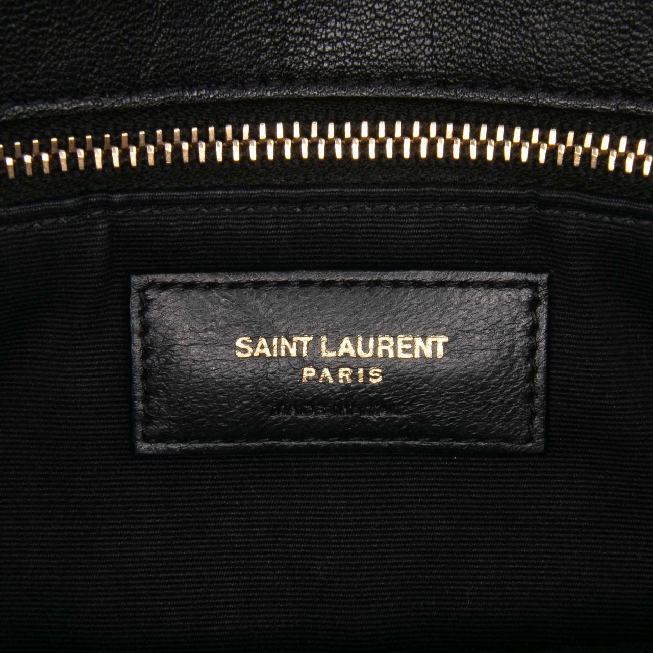 Saint Laurent Mini Quilted Lambskin Becky Chain Shoulder Bag Zwart