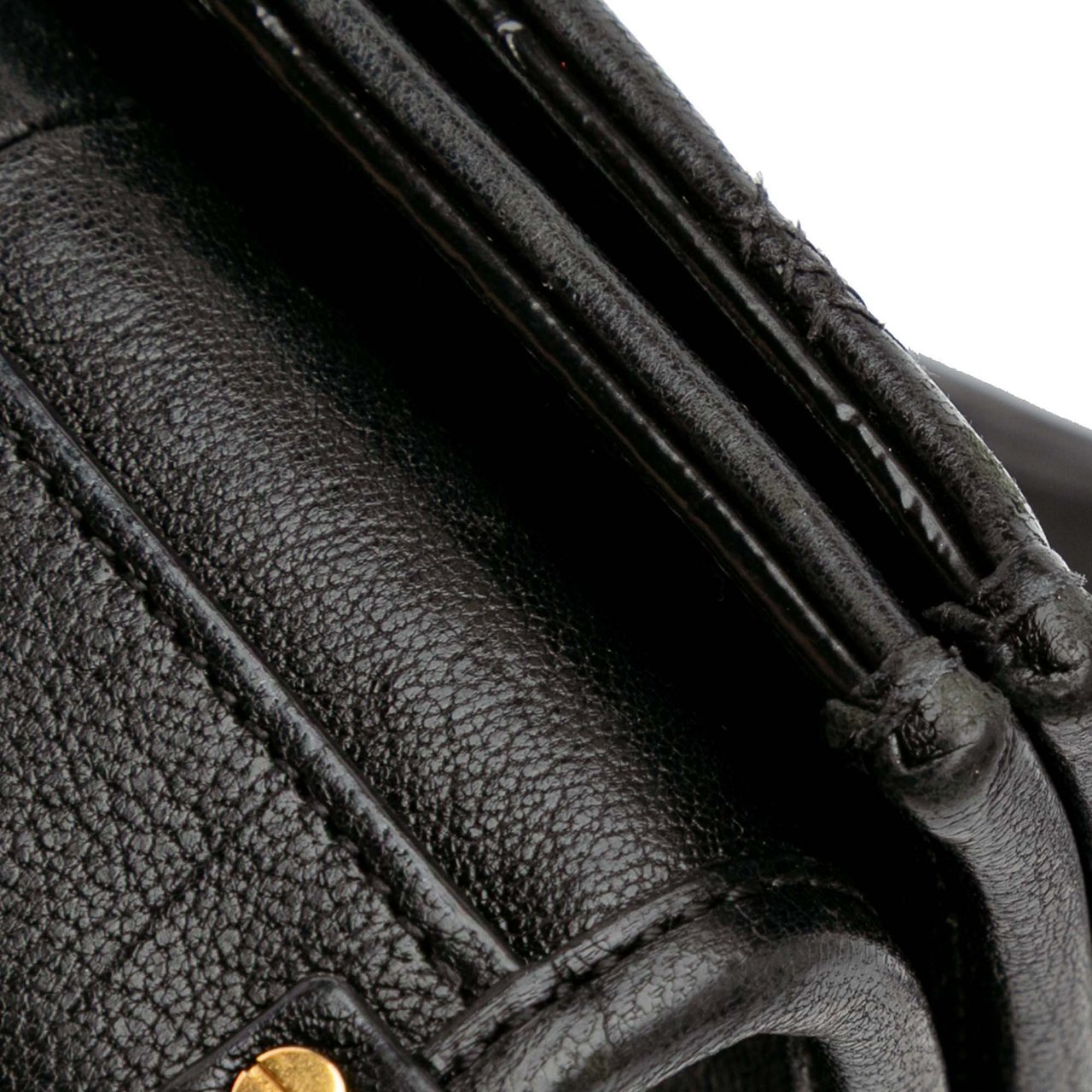 Saint Laurent Mini Quilted Lambskin Becky Chain Shoulder Bag Zwart
