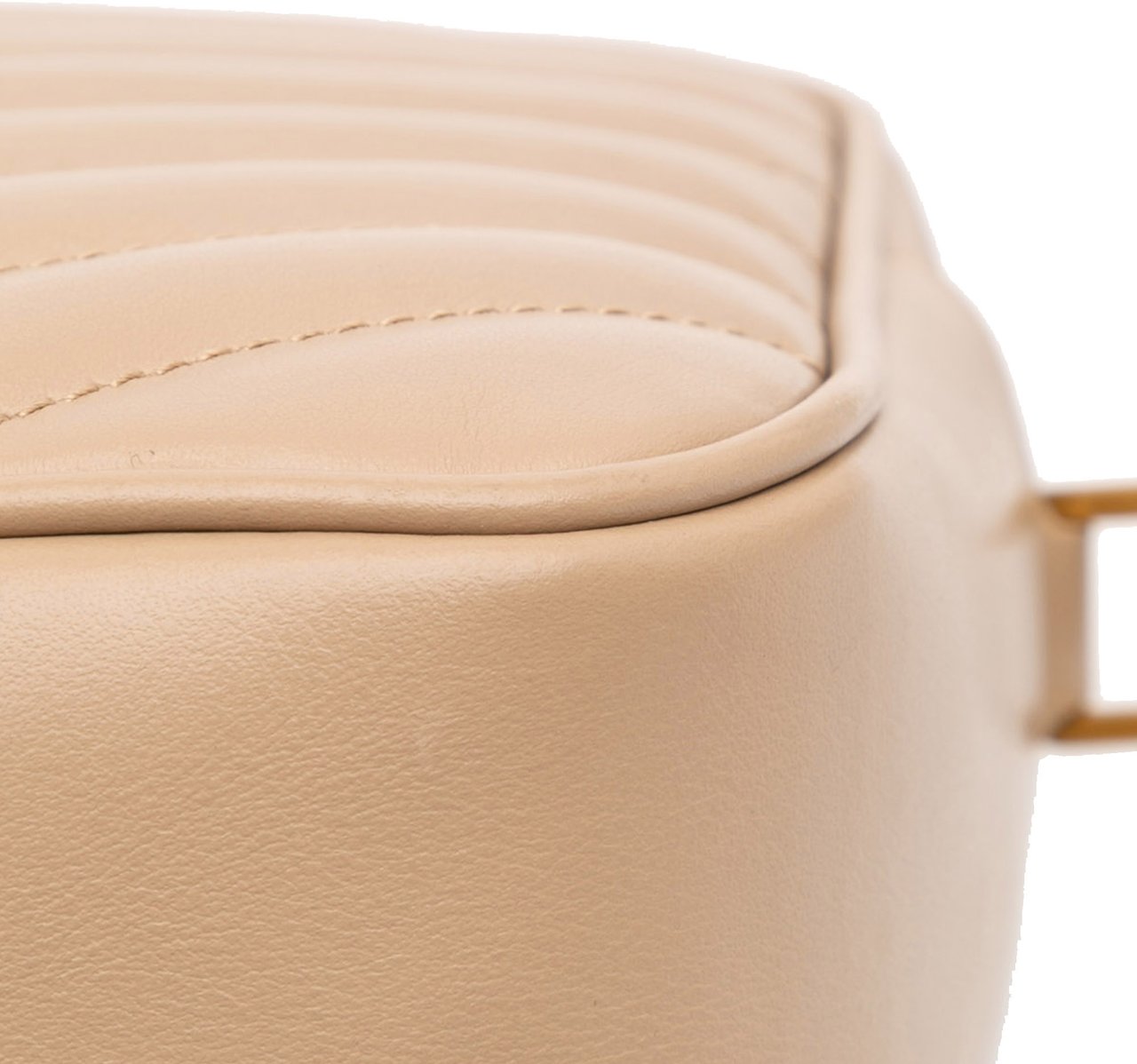 Saint Laurent Matelasse Leather Monogram Lou Camera Bag Bruin