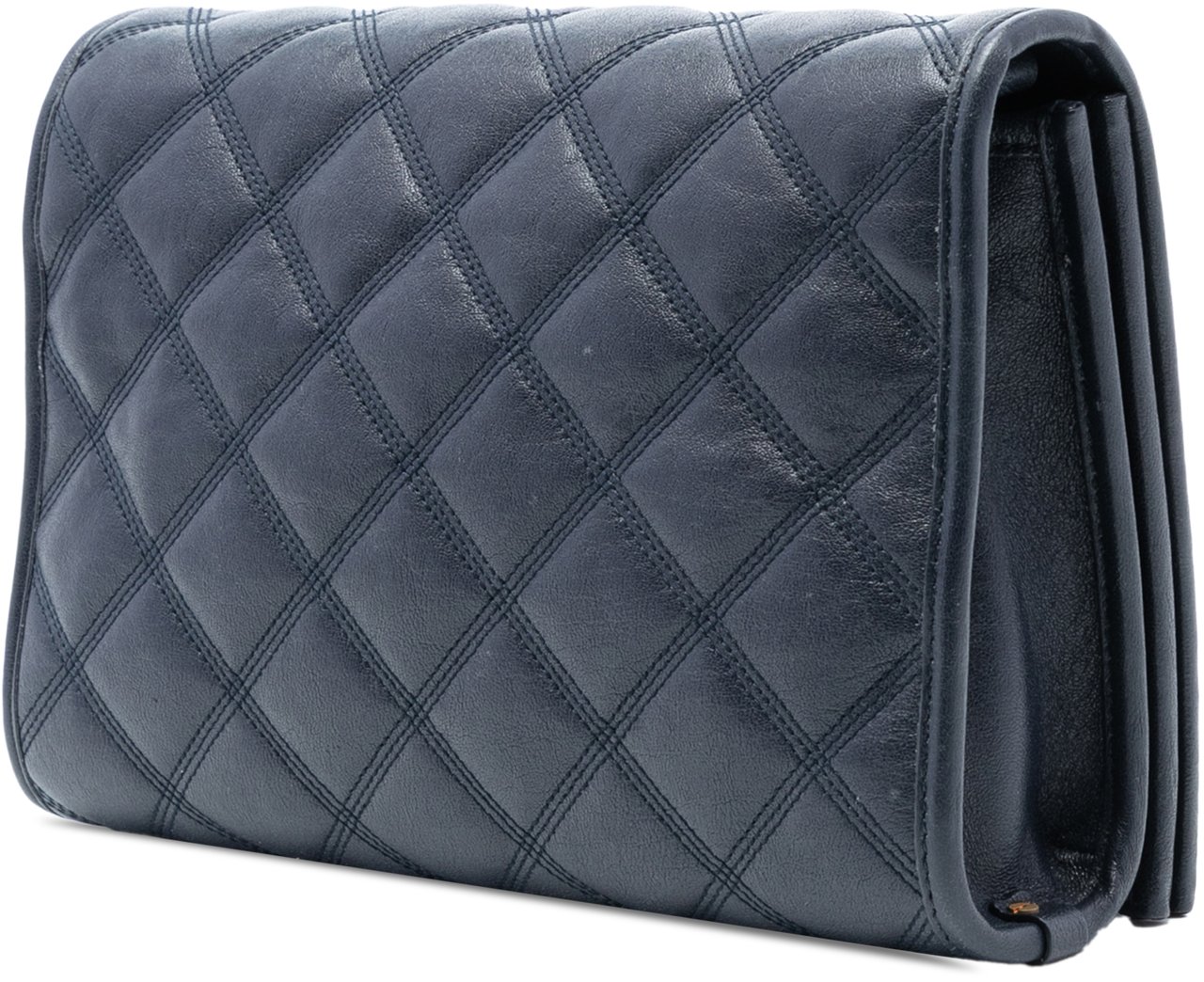 Saint Laurent Mini Quilted Lambskin Becky Chain Shoulder Bag Zwart