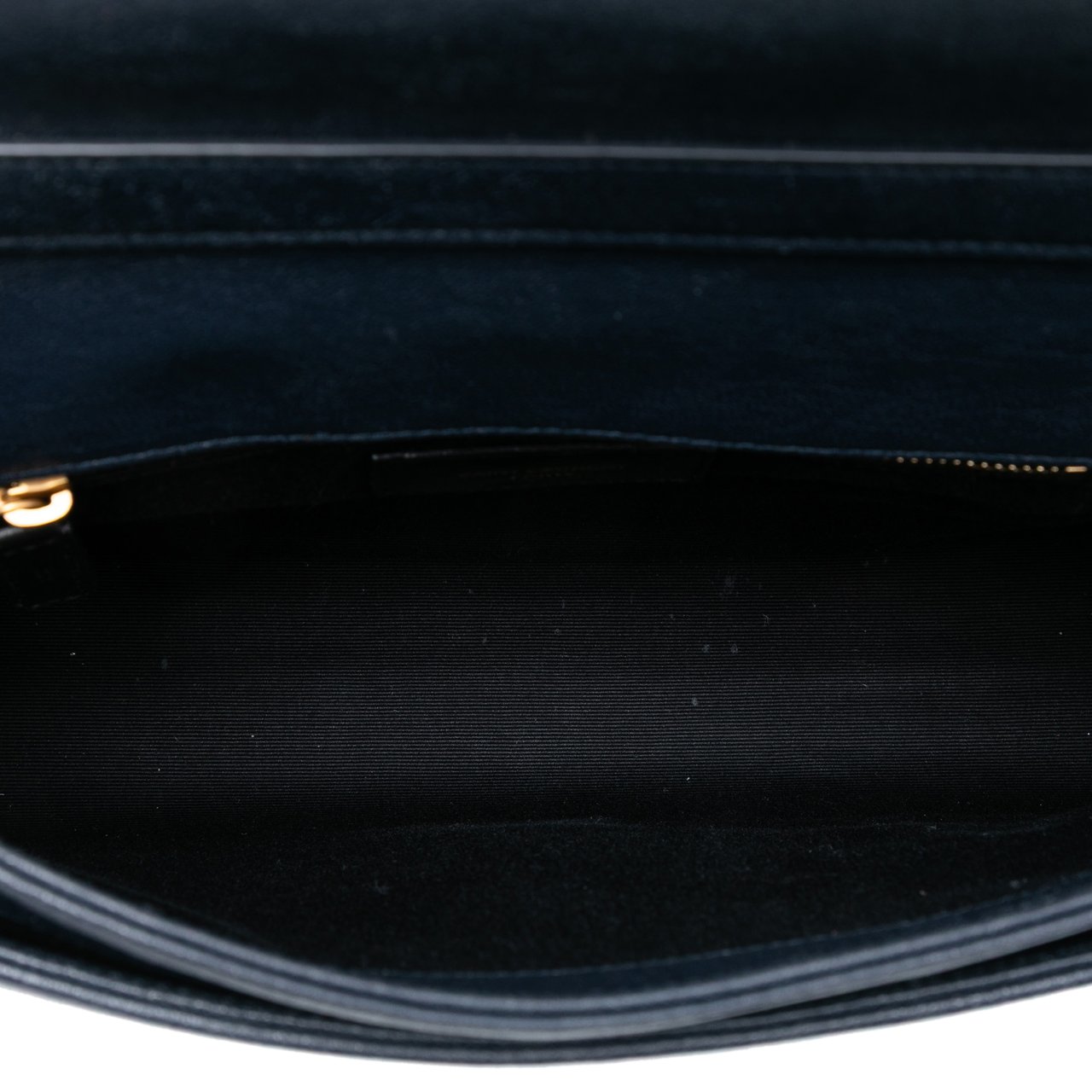 Saint Laurent Mini Quilted Lambskin Becky Chain Shoulder Bag Zwart