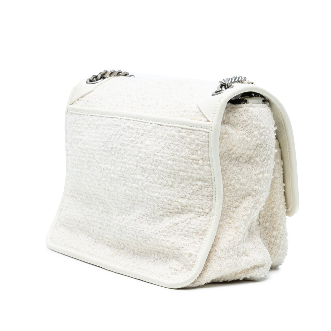 Saint Laurent Medium Tweed Niki Shoulder Bag Wit