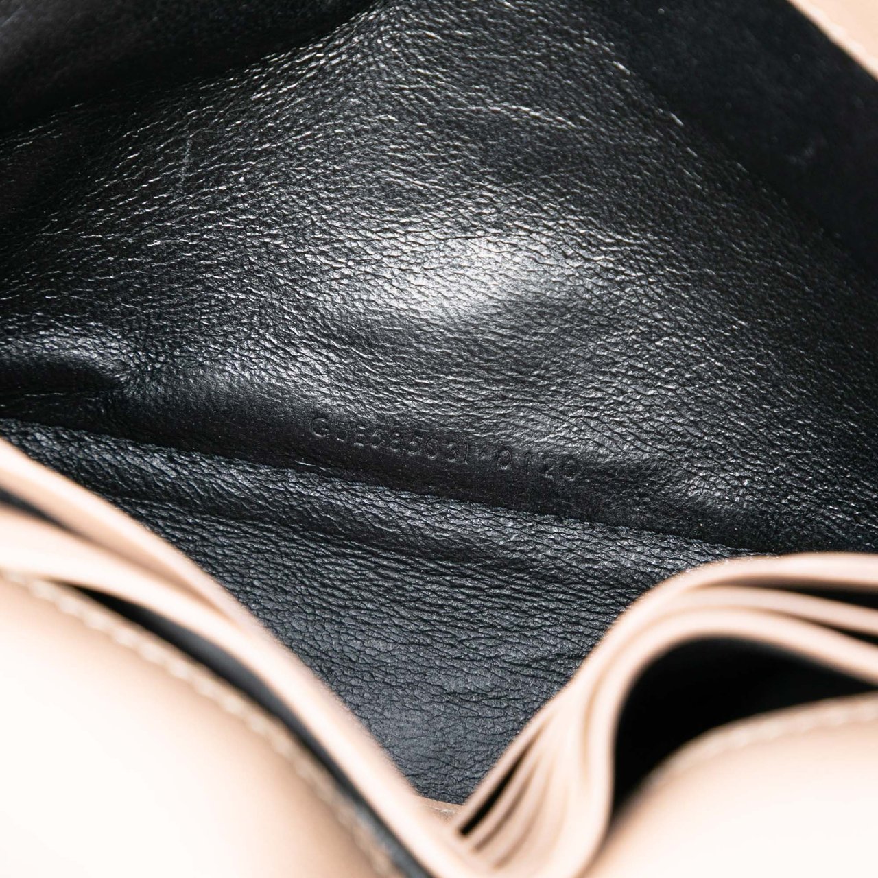 Saint Laurent Quilted Diamond Lambskin Becky Wallet on Chain Bruin