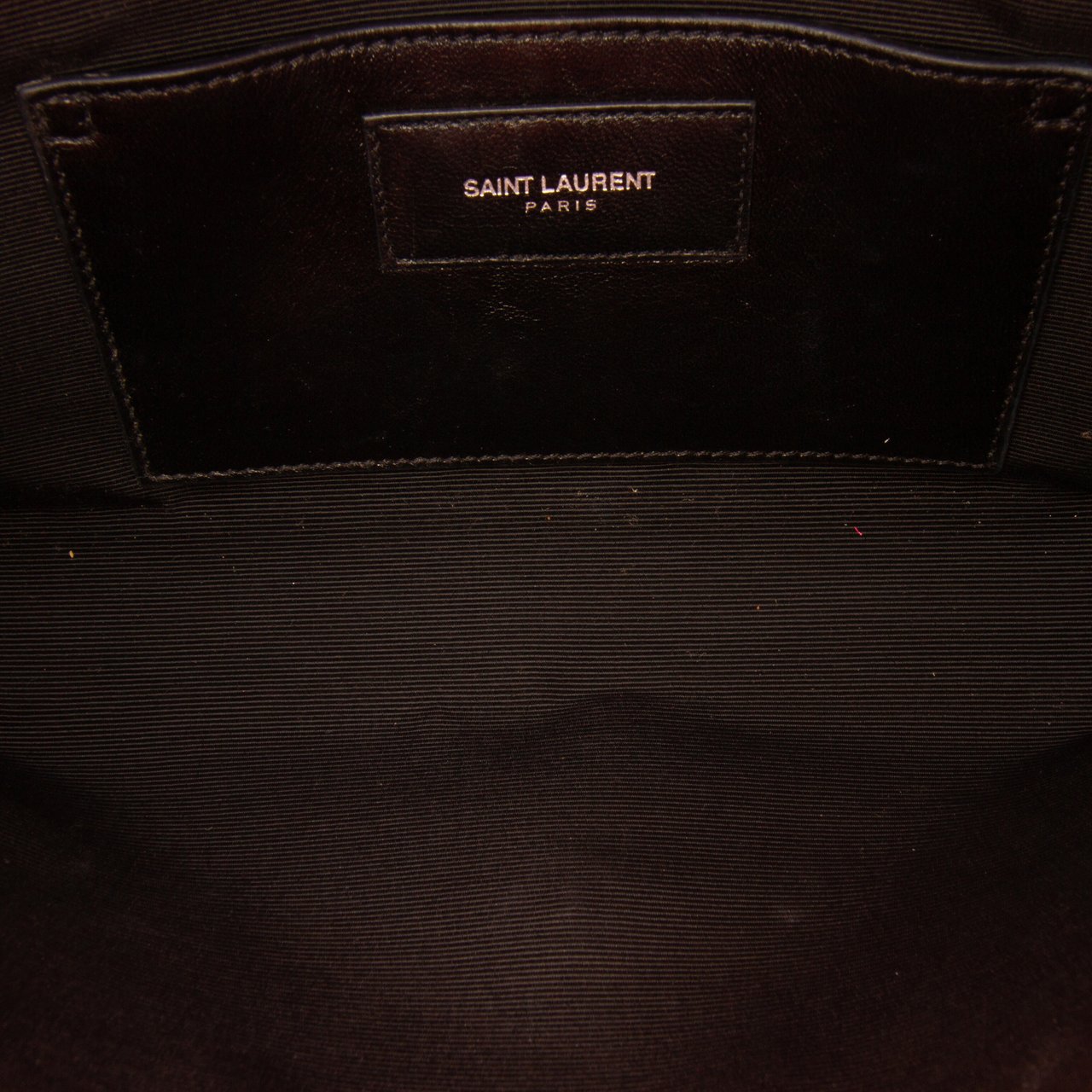 Saint Laurent Leather Cassandre Clutch Roze