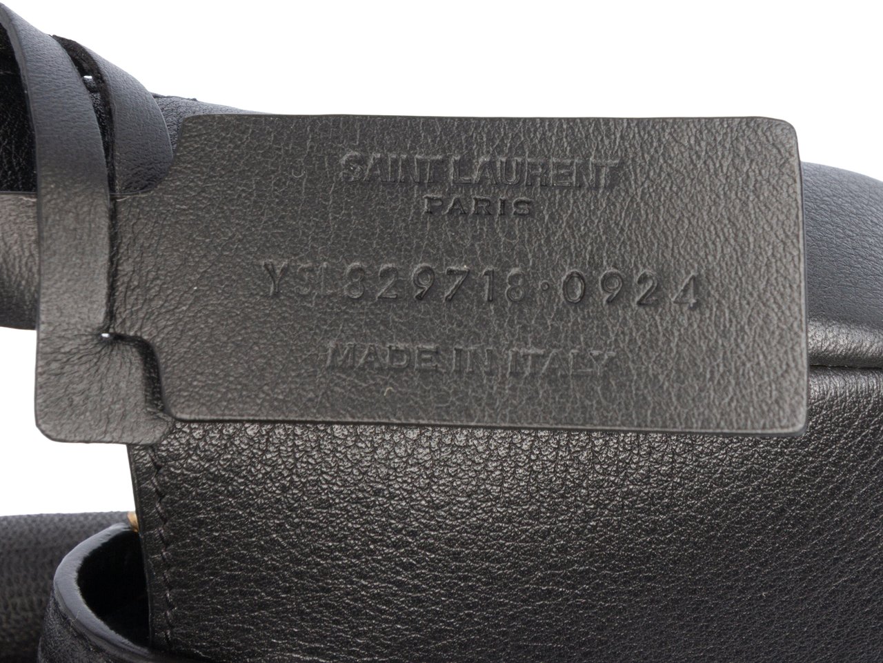 Saint Laurent Micro Grained Calfskin Supple Le 5 a 7 Handbag Zwart