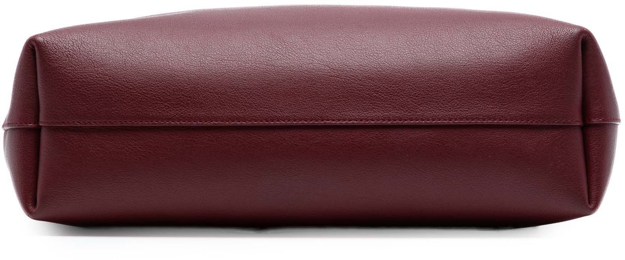 Saint Laurent Leather North South Shopper Tote Rood