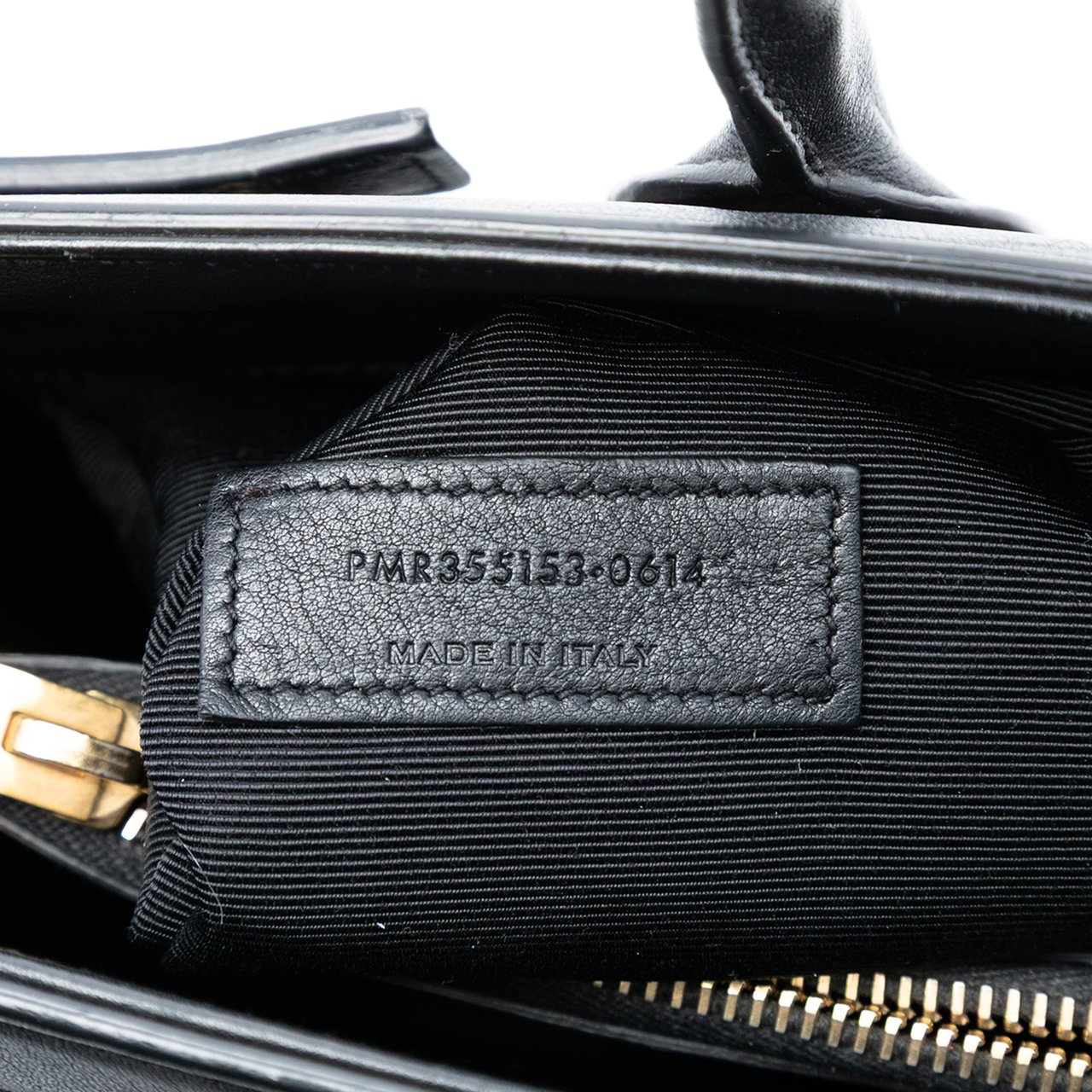 Saint Laurent Small Patent Sac De Jour Satchel Zwart