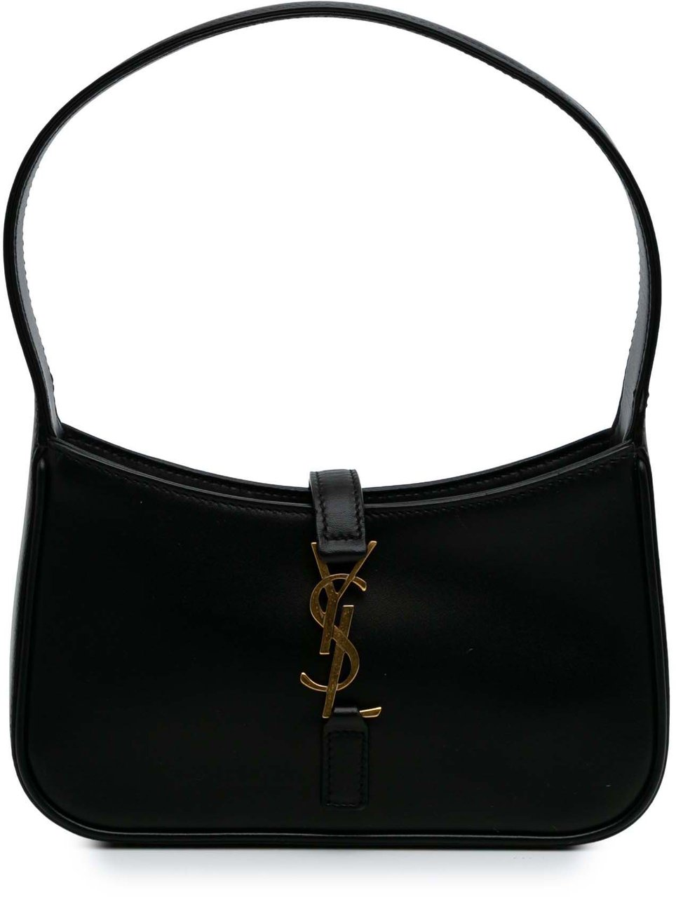 Saint Laurent Mini Calfskin Le 5 a 7 Bag Zwart