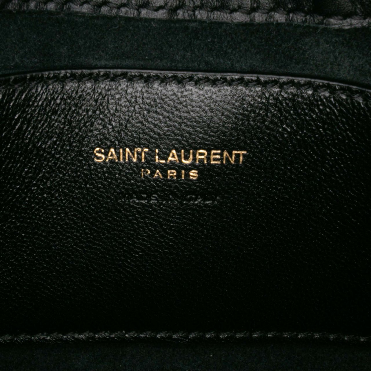 Saint Laurent Mini Calfskin Le 5 a 7 Bag Zwart
