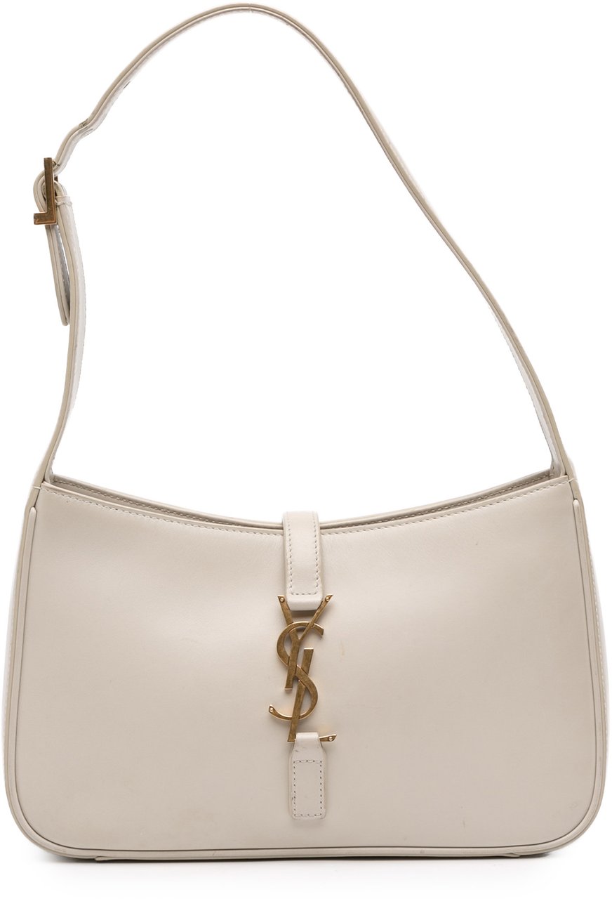 Saint Laurent Leather Le 5 a 7 Shoulder Bag Wit