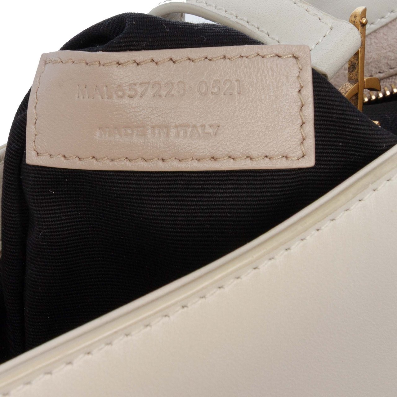 Saint Laurent Leather Le 5 a 7 Shoulder Bag Wit