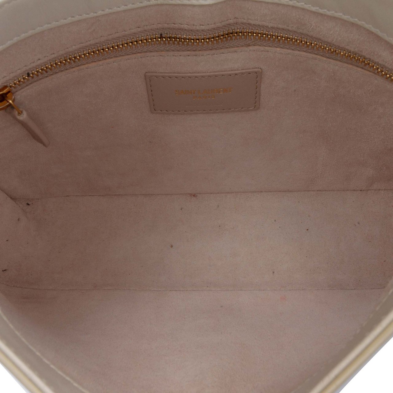Saint Laurent Leather Le 5 a 7 Shoulder Bag Wit