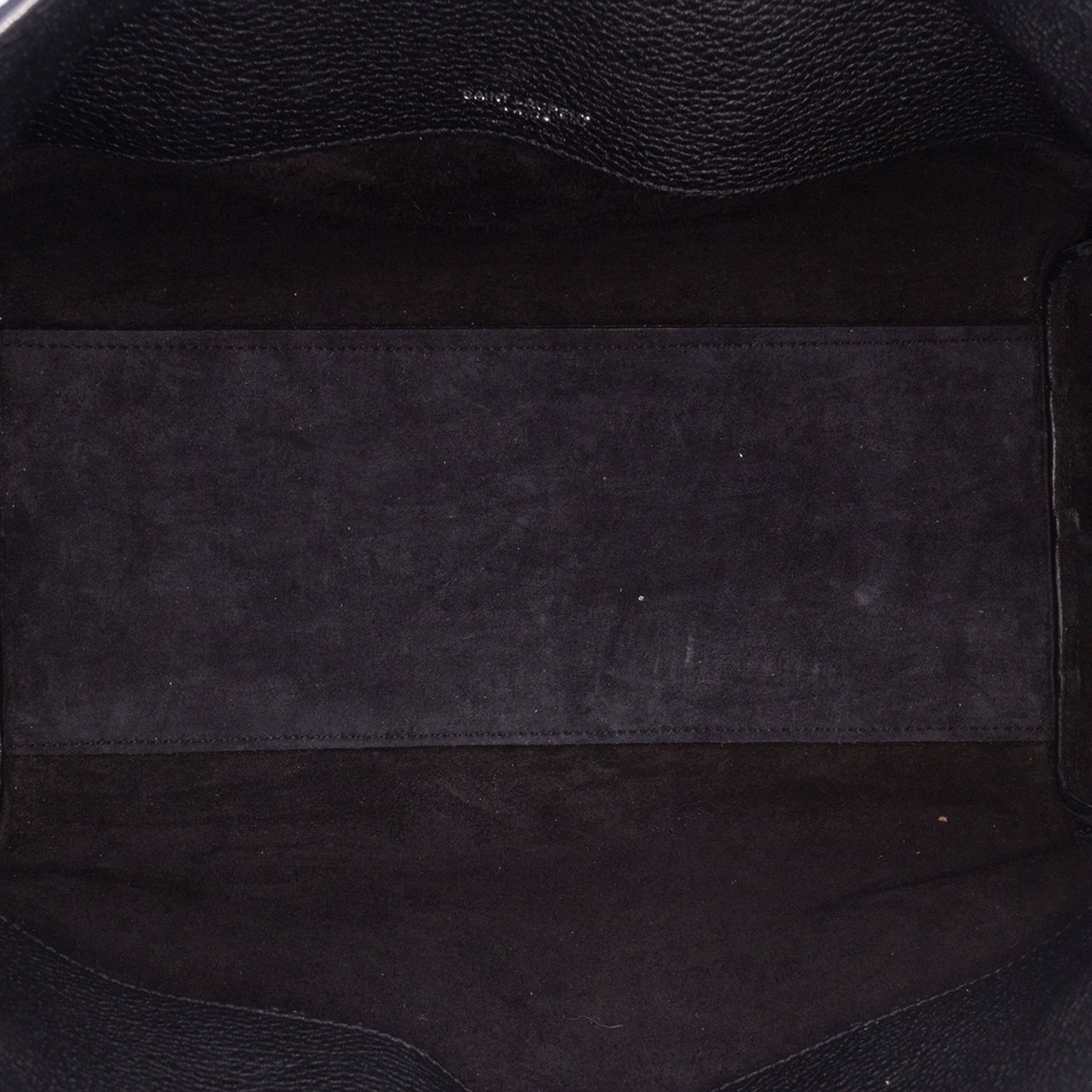 Saint Laurent Small Grained Calfskin Supple Sac De Jour Satchel Zwart