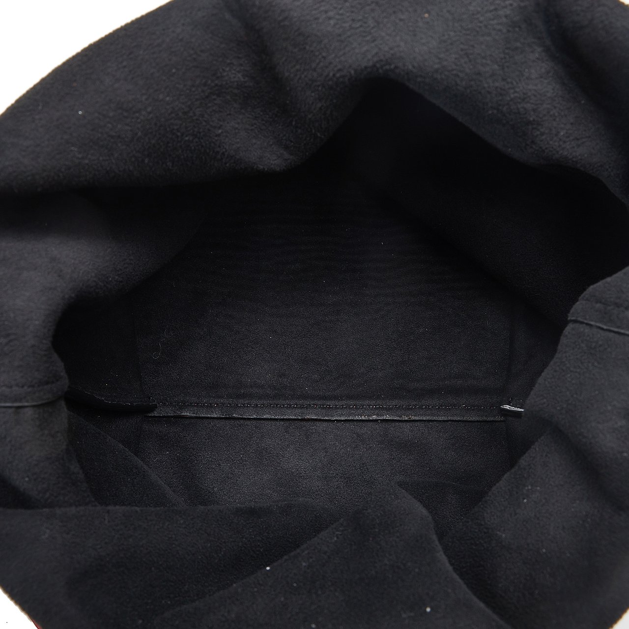 Saint Laurent Small Teddy Bucket Rood