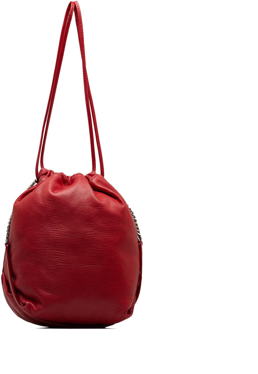 Saint Laurent Small Teddy Bucket Rood