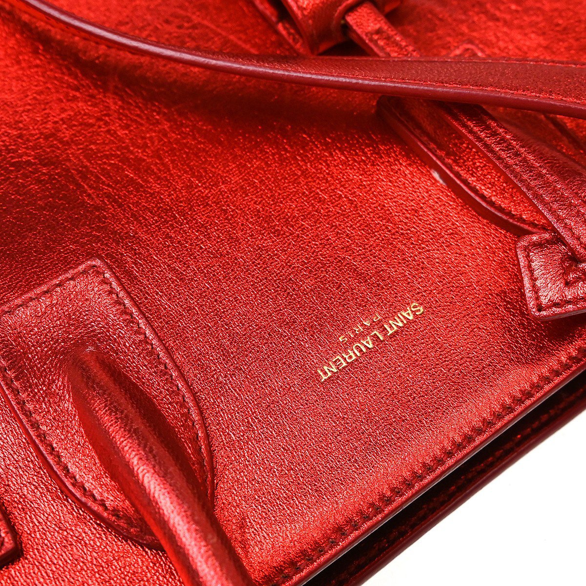 Saint Laurent Saint Laurent Sac de Jour Bag Leather Small Rood