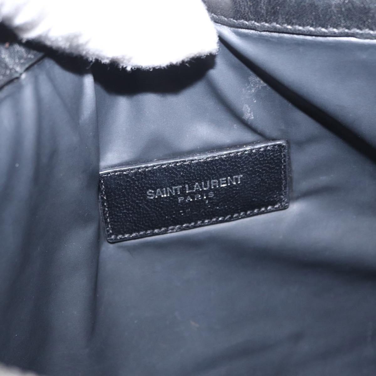 Saint Laurent Saint Laurent Beach Zip Pouch Canvas Medium Divers