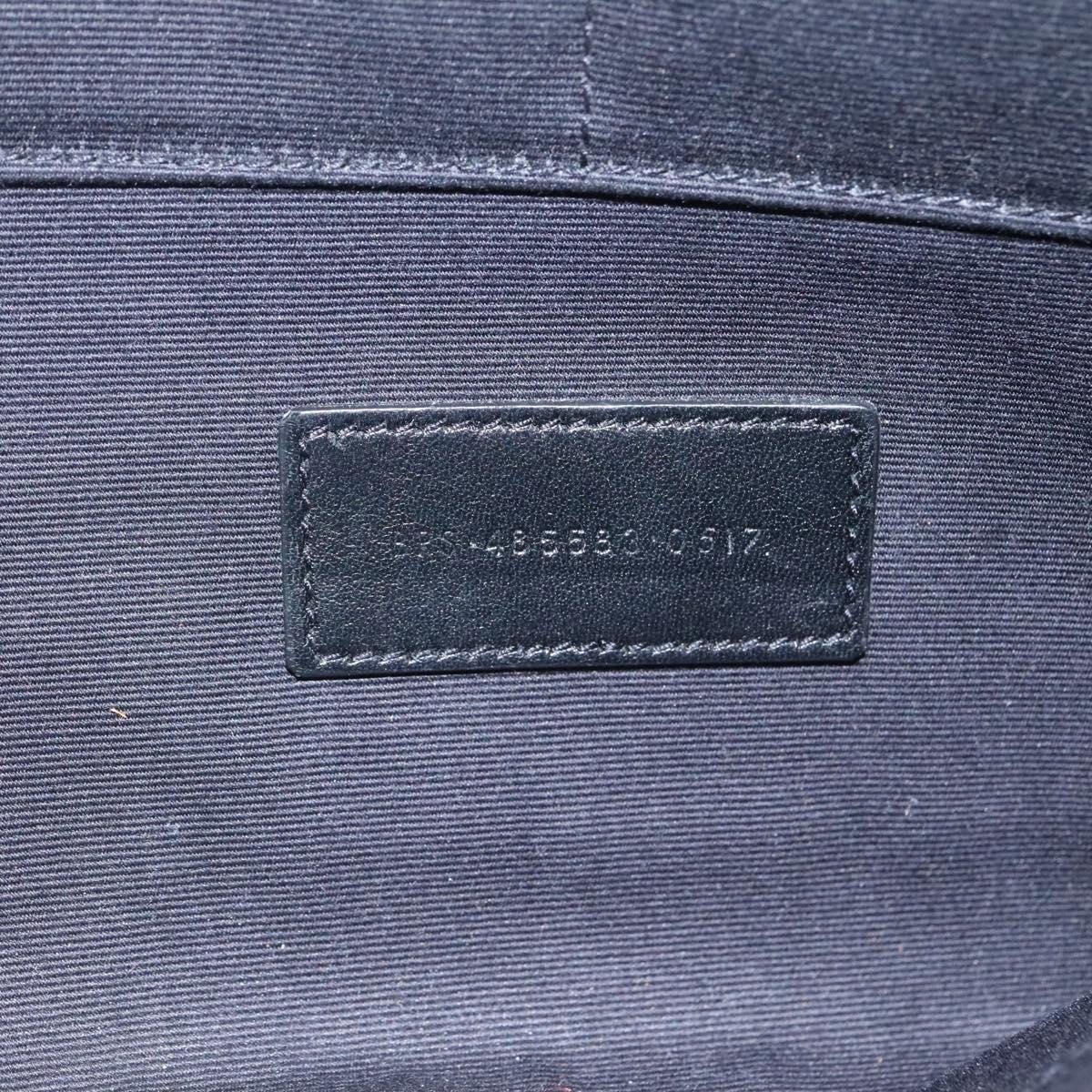 Saint Laurent Zip Pocket Leather Zwart