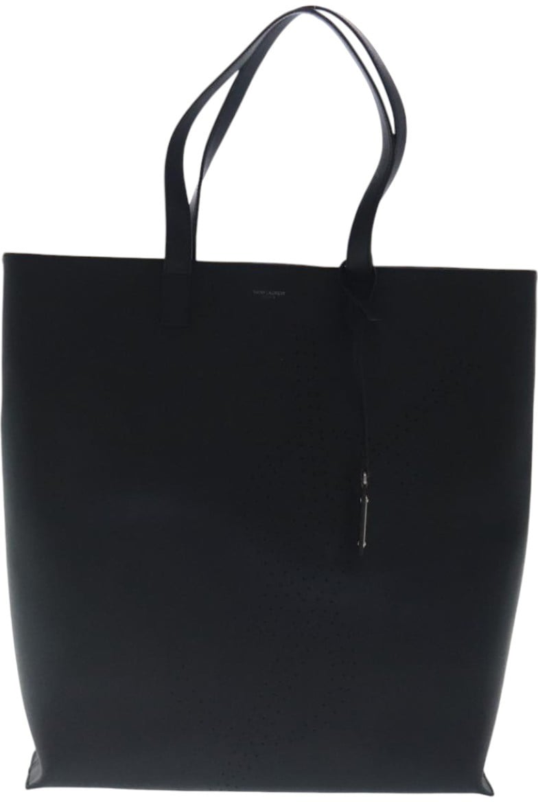 Saint Laurent Saint Laurent Shopper Tote Leather Toy Zwart