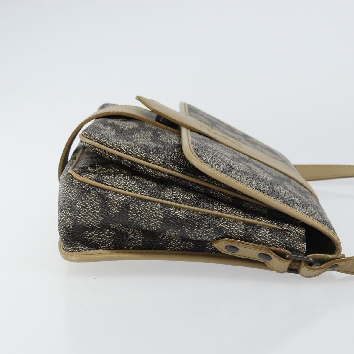 Saint Laurent Saint Laurent Vintage Shoulder Bag PVC Leather Beige