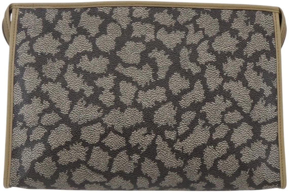 Saint Laurent Saint Laurent Vintage Pouch Canvas Grijs