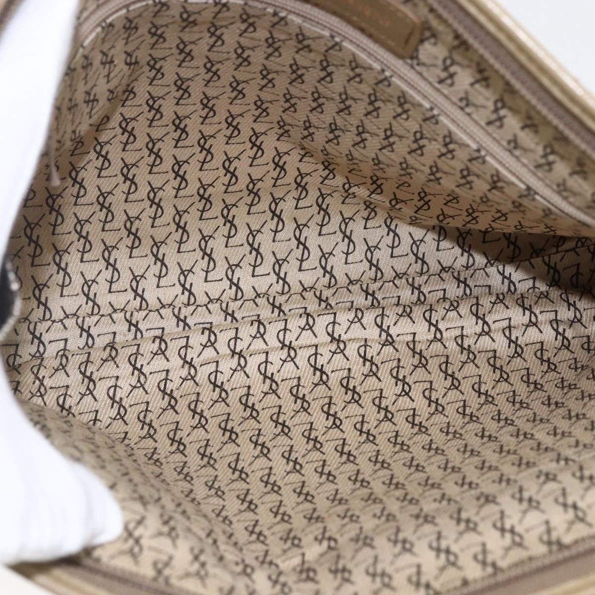 Saint Laurent Saint Laurent Vintage Pouch Canvas Grijs