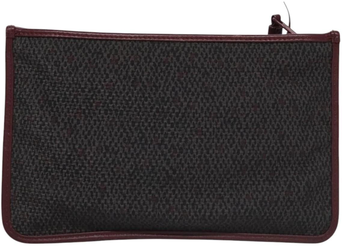 Saint Laurent Saint Laurent Zipped Pouch Canvas Grijs