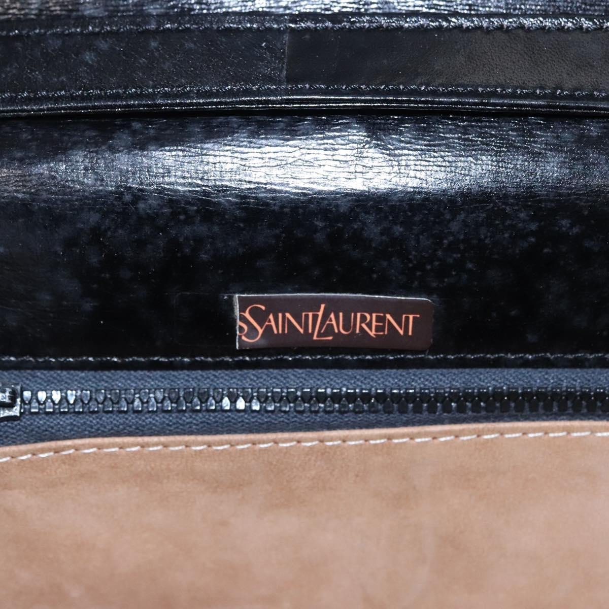 Saint Laurent Vintage Leather Zwart